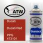 Preview: Ducati, Ducati Red, PPG 473101: 400ml Sprühdose, von ATW Autoteile West.